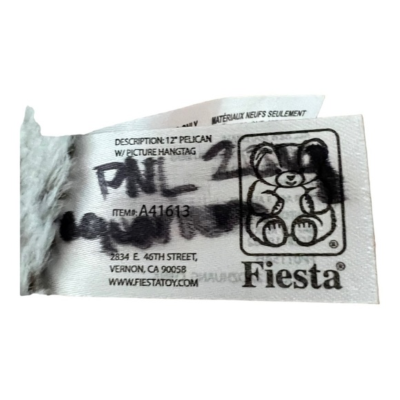 Fiesta Pelican Ocean Bird Soft Stuffed Plush Toy Adorable Cuddly 9” - Picture 7 of 7